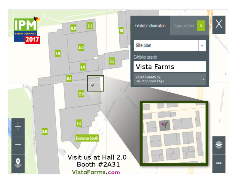 IPM Expo 2017 VIsta Farms Booth 2A31